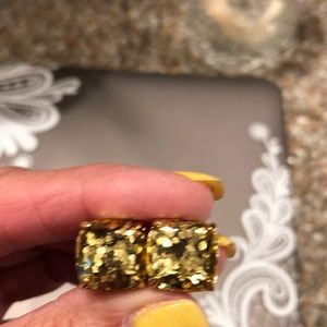 Kate Spade glitter earrings